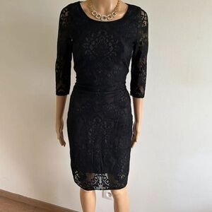 lace short sleeve dress Short Lace Formal Evening Cocktail Dress – The Dress Outlet